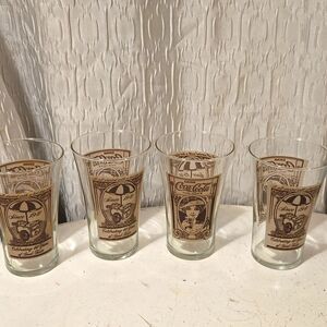 Coca Cola Glasses 16oz Victorian Lady Archives Coca Cola Company advertising GC